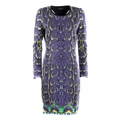 Roberto Cavalli Python printed dress