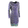 Roberto Cavalli Python printed dress