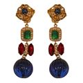 Carlo Zini  Multicolored earrings