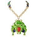 Carlo Zini  Frog necklace