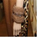 No brand Mink fur bracelets