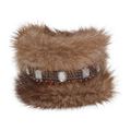 No brand Mink fur bracelets