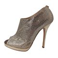 Jimmy Choo London Open toe glitterata