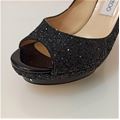 Jimmy Choo London Glitter open toe