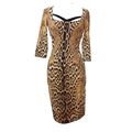 Roberto Cavalli Animalier dress