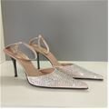 Le Silla Slingback Cristalli